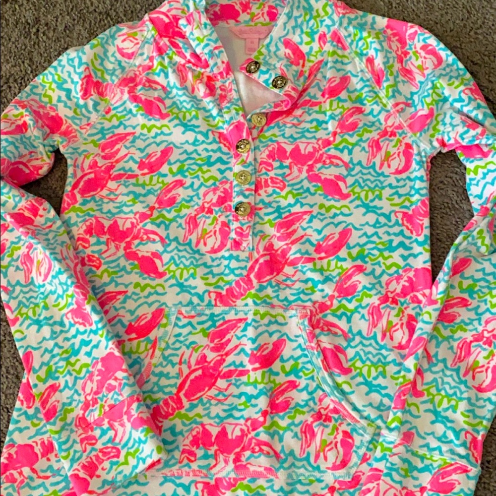 Lilly Pulitzer Lobstah Roll Pullover XS